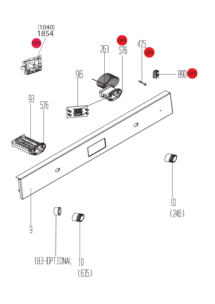 Vue éclatée BEKO BBIM12301XCE 7768286753