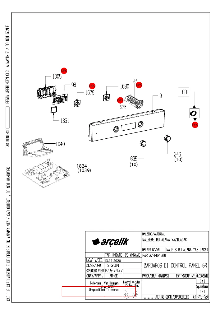 Vue éclatée BEKO BIM21303XP 7757787636