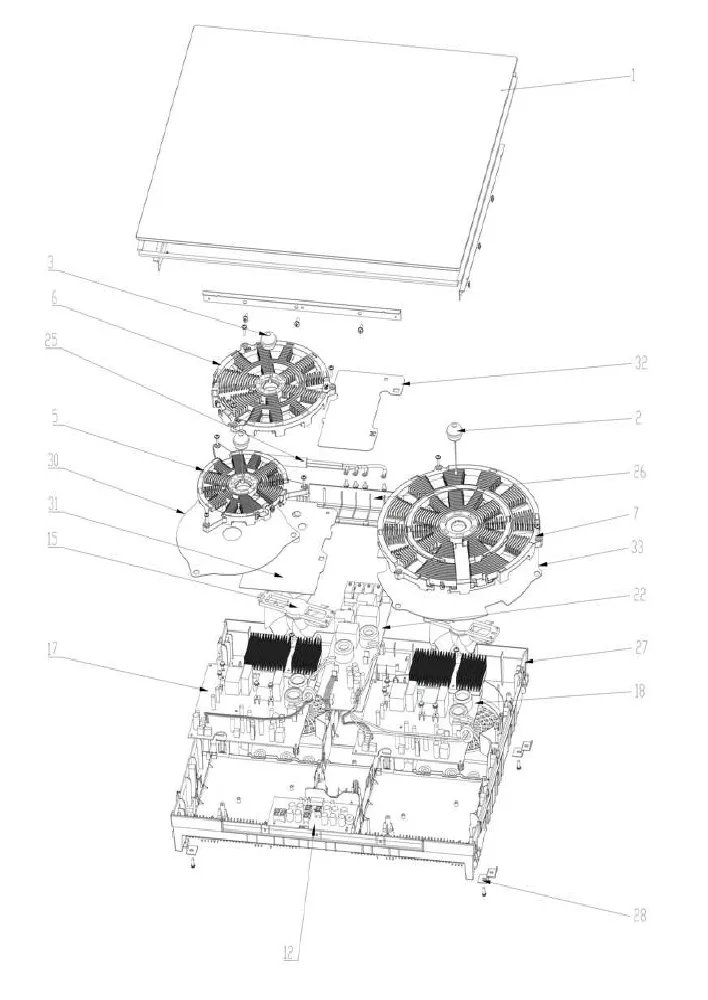 Vue éclatée SCHNEIDER SCIH3661B