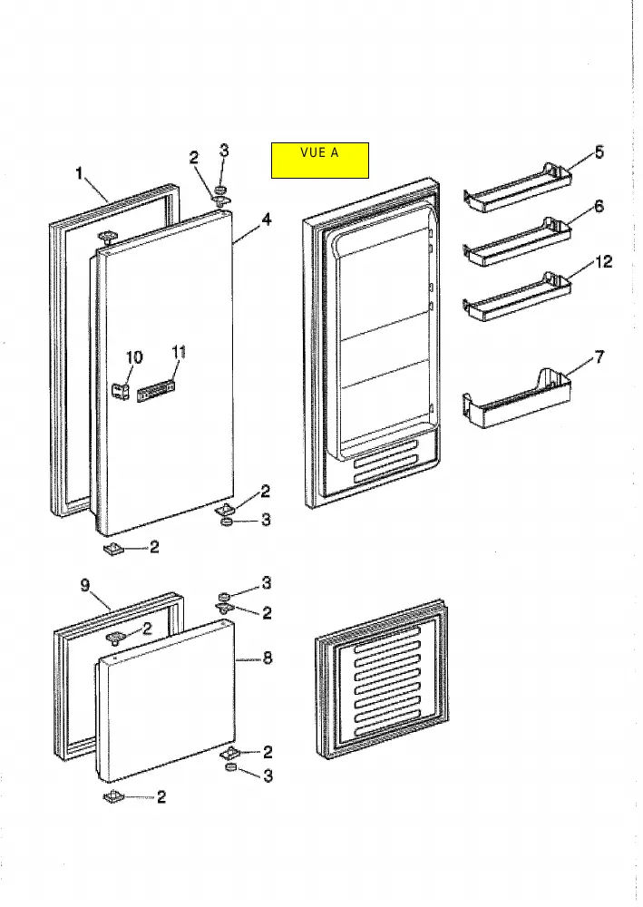 Vue éclatée HOTPOINT-ARISTON BCB31AAEFR 77910
