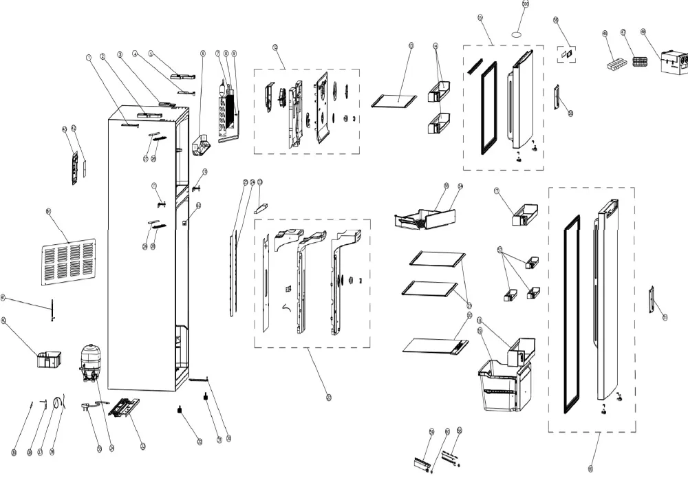 Vue éclatée SCHNEIDER SCDD528NF2IX