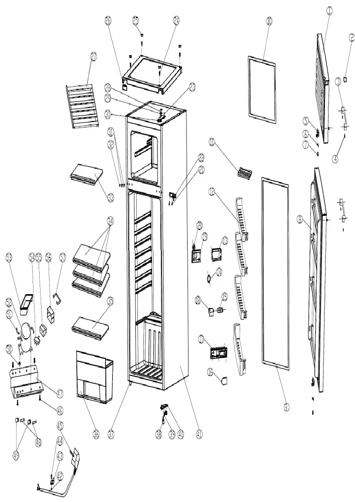 Vue éclatée SCHNEIDER SCDD211FJGN
