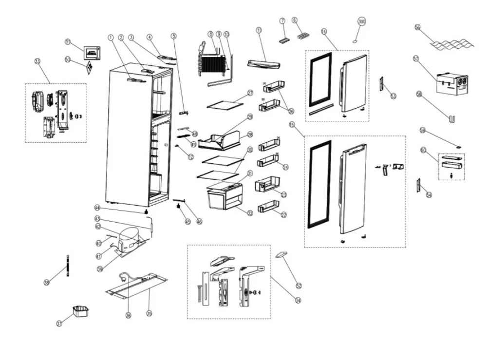 Vue éclatée SCHNEIDER SCDD251NF2IX
