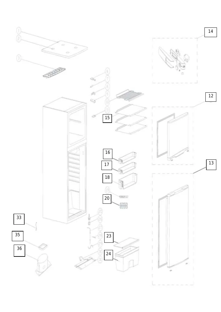 Vue éclatée SCHNEIDER SCDD248X