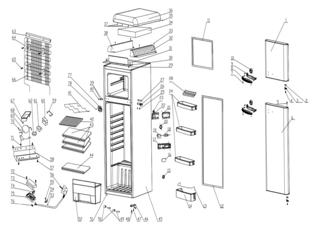 Vue éclatée SCHNEIDER SCDD309VCR