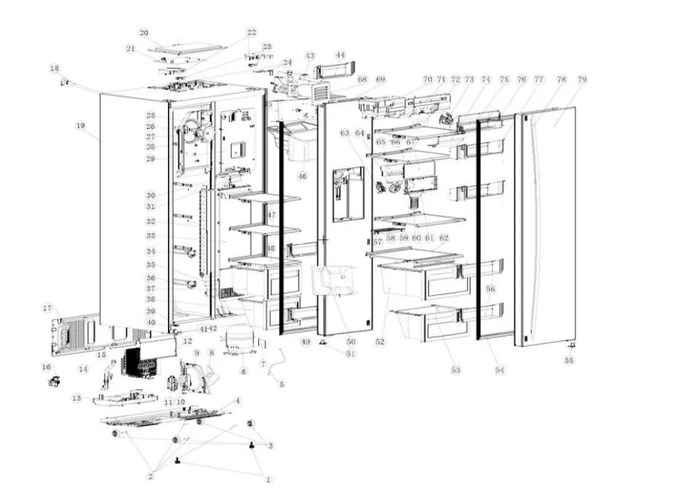 Vue éclatée SCHNEIDER SCUS550NFGLW