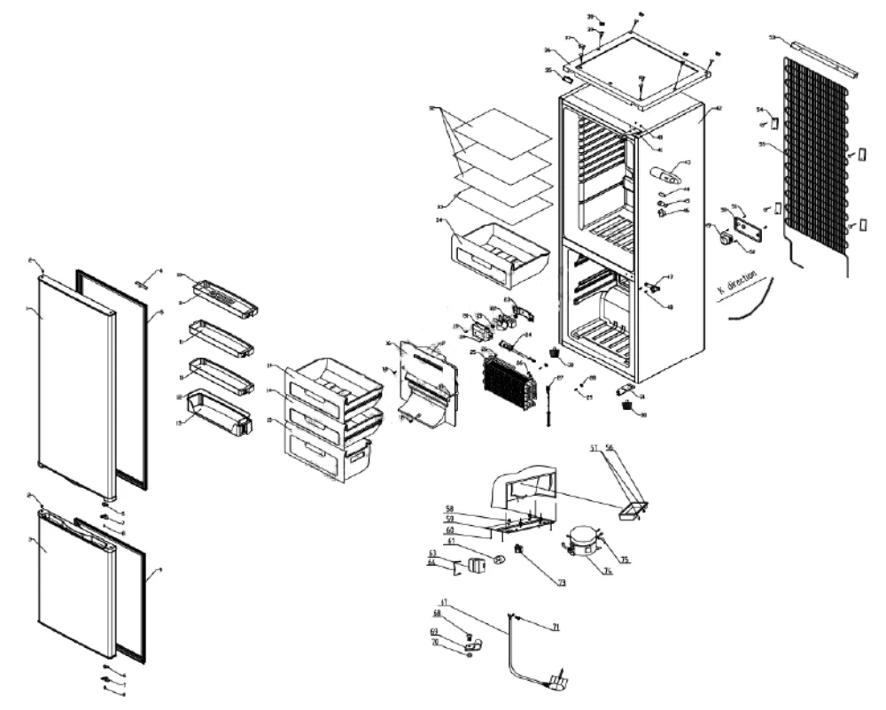 Vue éclatée SCHNEIDER SCB295TB