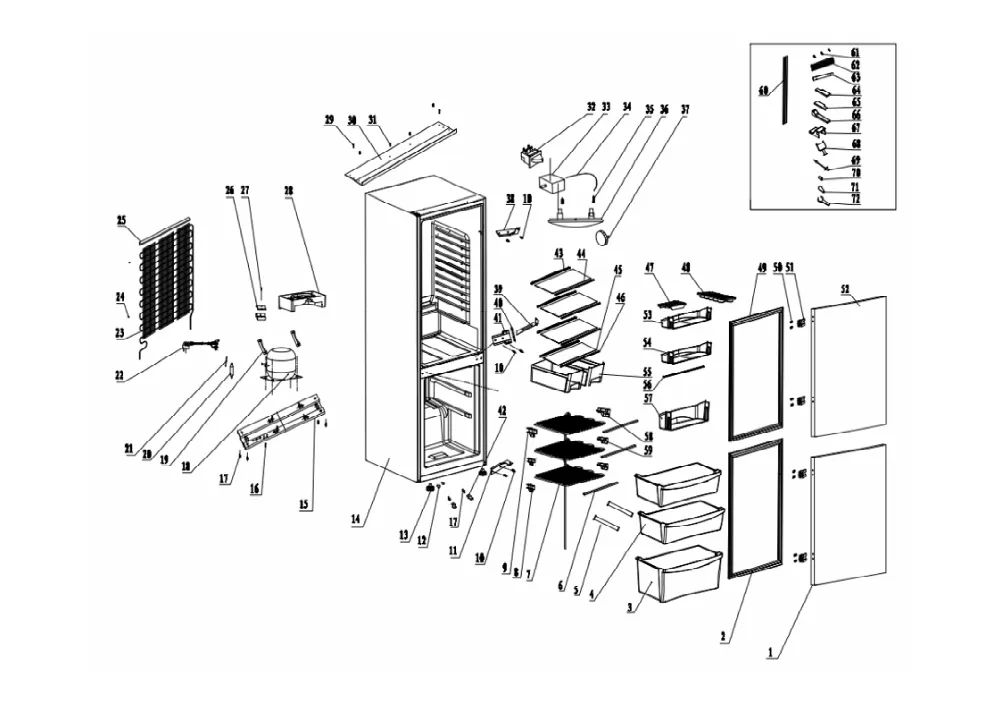 Vue éclatée SCHNEIDER SCRCI242A+