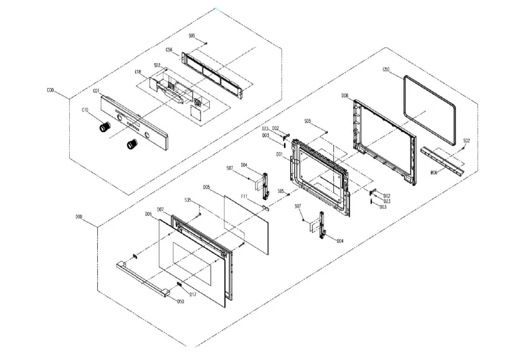 Vue éclatée SCHNEIDER SCMC4544X0