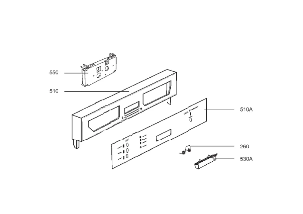 Vue éclatée AEG FAV65060I-M 9112350200