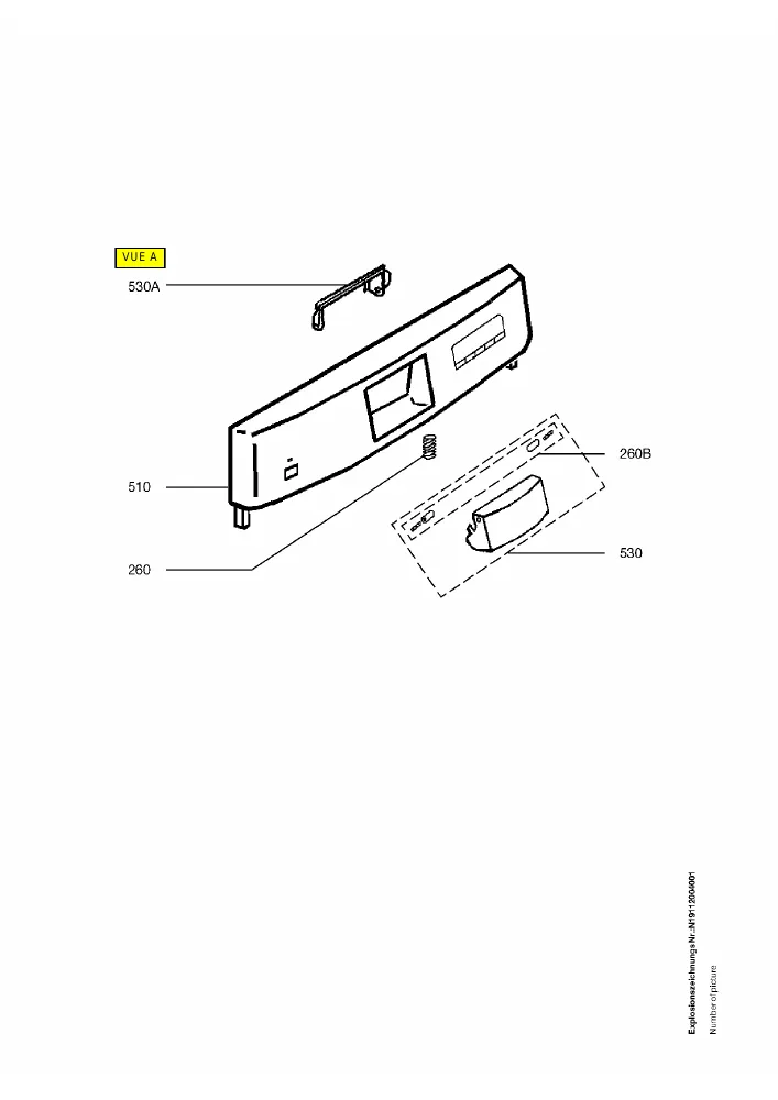 Vue éclatée AEG FAV80850S 91123262400