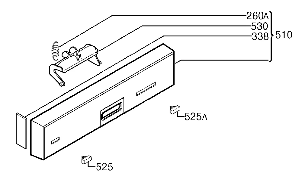 Vue éclatée AEG F64480I-B 91162603800