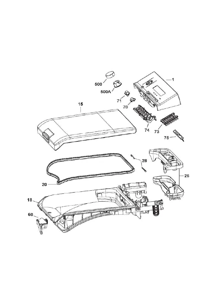 Vue éclatée AEG L76460TL 91321702800