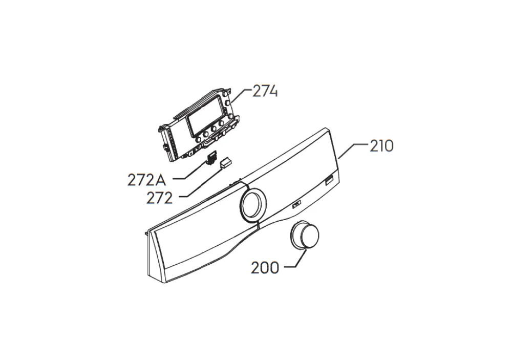 Vue éclatée AEG T8DED954E 91609805800