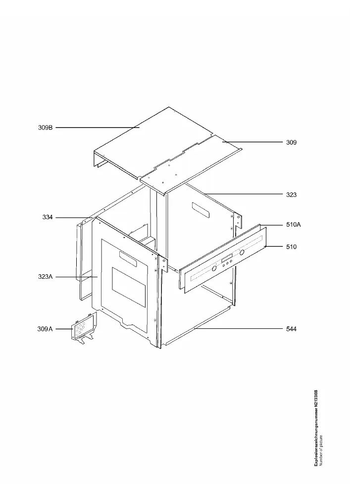 Vue éclatée AEG CB4140-1-M CB4140.1.M CB41401M 94418164600