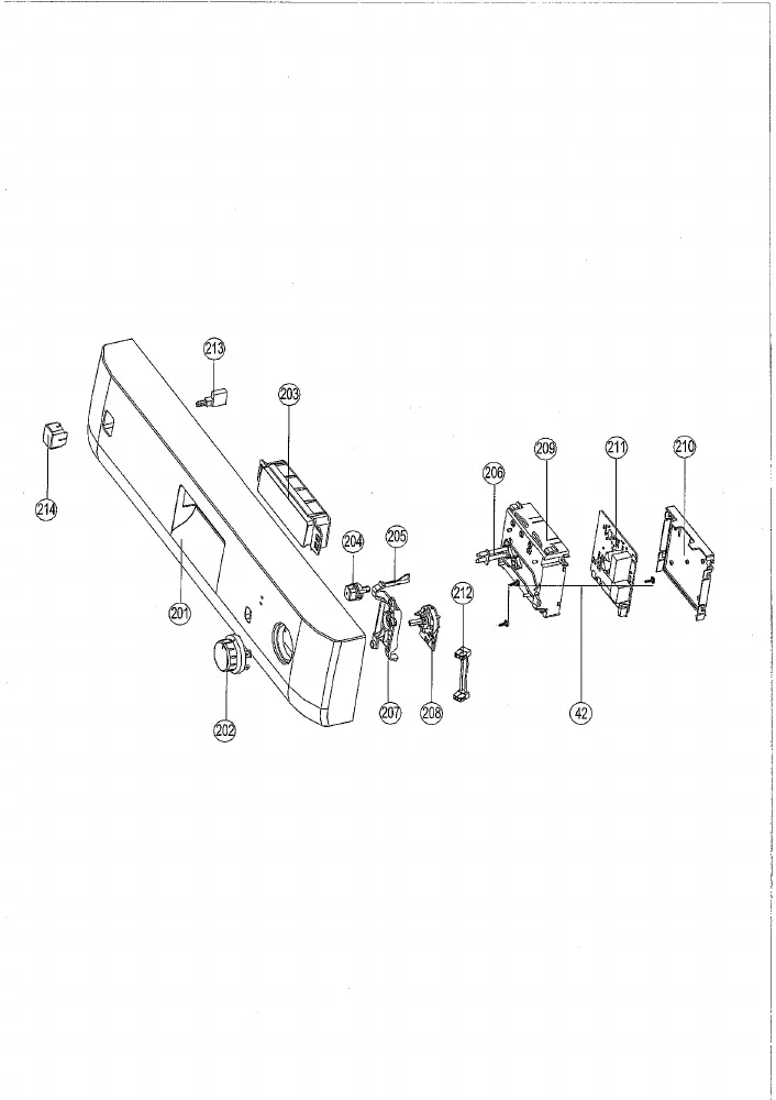 Vue éclatée UNIC LINE UDW49A+