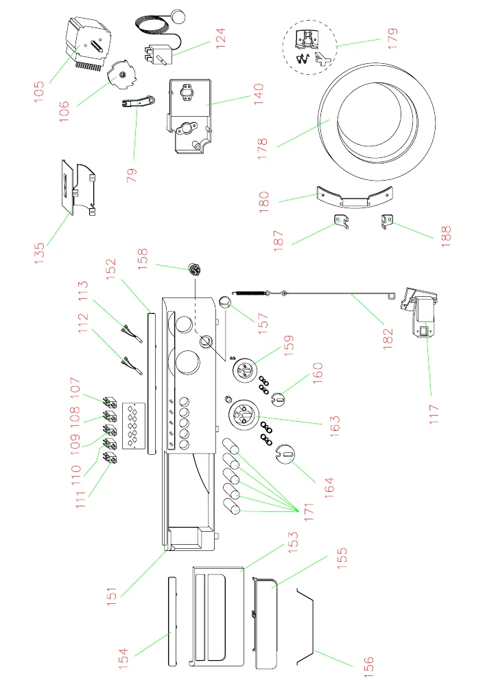 Vue éclatée UNIC LINE SL010X UNICLINE