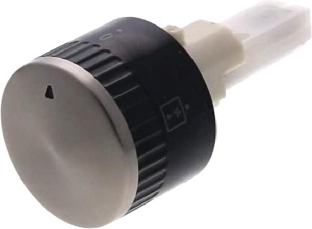 MANETTE Four INOX-NOIRE COMMUTATEUR PUSH-PULL 33*67 12h 6mm 18mm