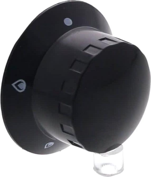 MANETTE Plaque GAZ NOIRE 47*37 12h 6mm 22mm