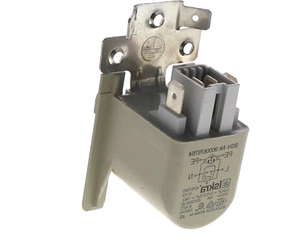 CONDENSATEUR Sèche-Linge ANTIPARASITE 0.24UF+2*0.015UF +1Mohms 9000676764 ISKRA