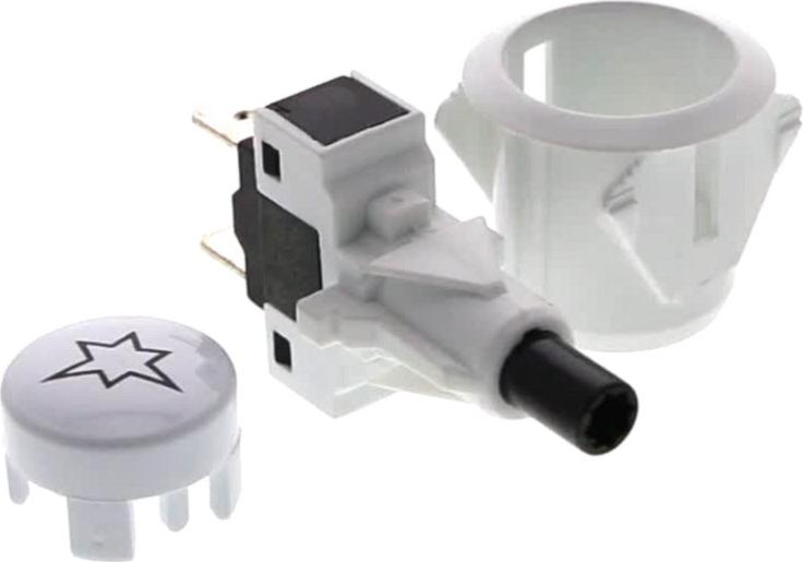 Interrupteur Cuisinière ALLUMAGE BLANC ROND