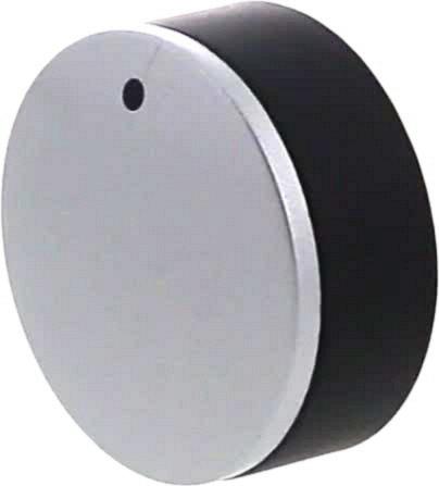 MANETTE Plaque noir/inox