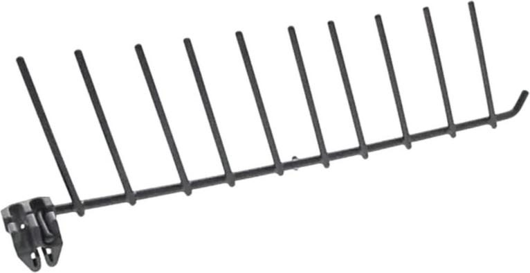SUPPORT Lave-Vaisselle 10 TIGES PANIER Supérieur DROIT GRIS