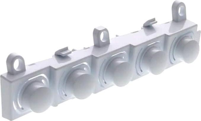 BOUTON Lave-Linge SELECTION Blanc ENSEMBLE DE 5