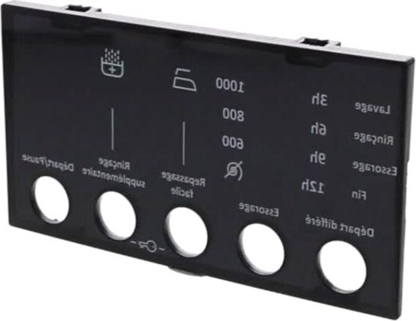 FACADE  Lave-Linge DISPLAY NOIRE