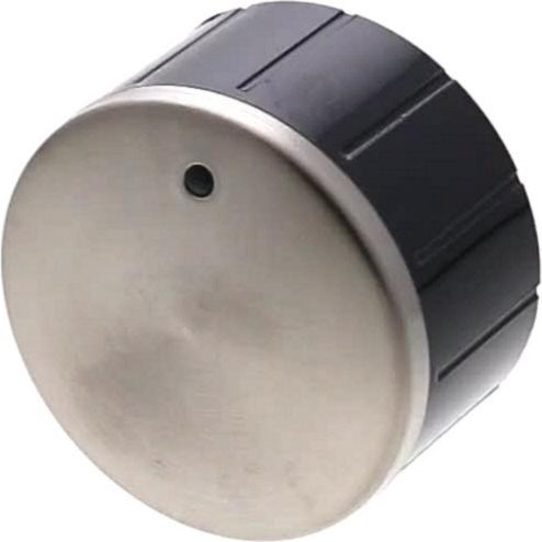 MANETTE Plaque NOIRE/INOX SPINDLE-E 38*24 9h 6mm 11mm