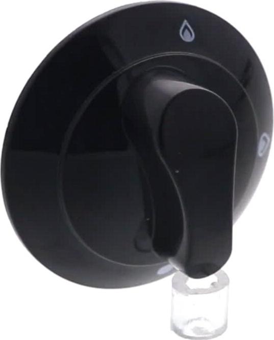 MANETTE Plaque GAZ NOIRE 47*37 12h 6mm 22mm