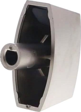 MANETTE Plaque GAZ grise 41*20*35 méplat 12h 6mm 14mm