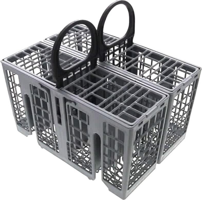 PANIER Lave-Vaisselle COUVERTS GRIS (2 parties)