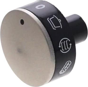 MANETTE Cuisinière COMMUTATEUR 9 POSITIONS GRISE-NOIRE 37*35 méplat 6h 6mm