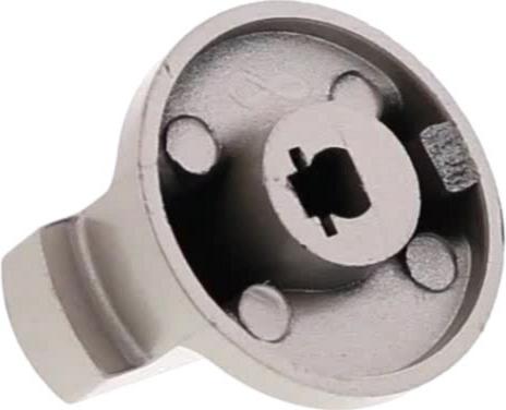 MANETTE Plaque GRISE méplat 12H *remplacée par lot de 5*
