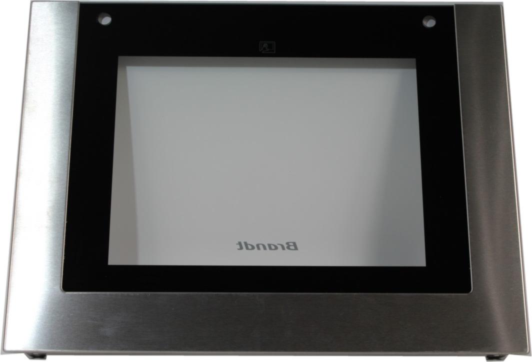 VITRE Four Extérieure NOIRE PROFIL U 593*446 (entraxe 405mm) 9932 7927