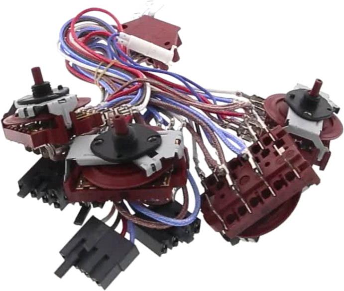 CABLAGE Plaque 4ELEC +COMMUTATEURS+BORNIER