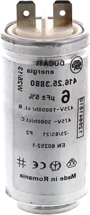 CONDENSATEUR Lave-Linge 6uf 425V Droit 30 Millimètre