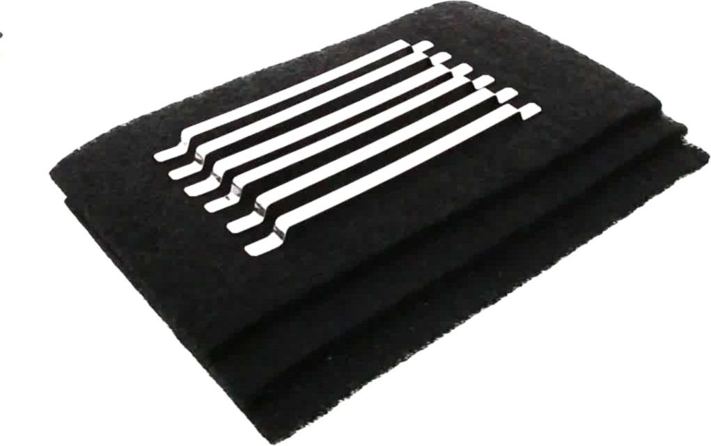 FILTRE Hotte CHARBON "lot de 3" 335*200