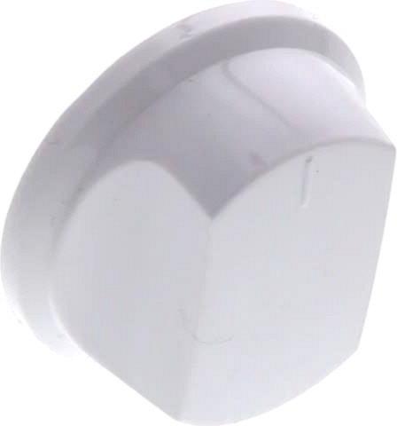 MANETTE Plaque BLANCHE ALFA 42*24 3h 6mm 11mm