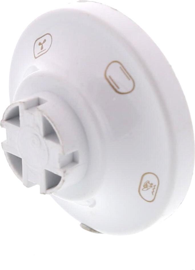 DISQUE Four MANETTE COMMUTATEUR Blanc