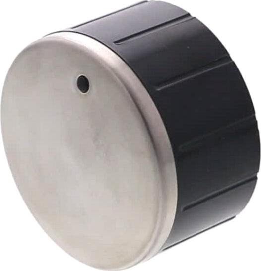 MANETTE Plaque INOX-NOIRE BIG MACRO-D 38*23 3h 6mm 11mm