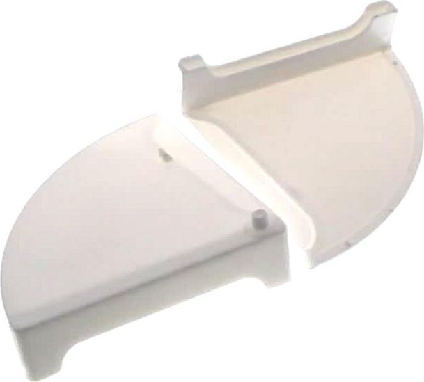 SUPPORT Hotte VITRE D+G BLANC