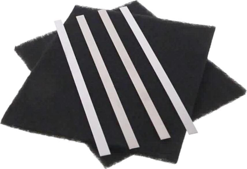 FILTRE Hotte CHARBON LOT DE 2 + 4 SUPPORT ALU 175*220
