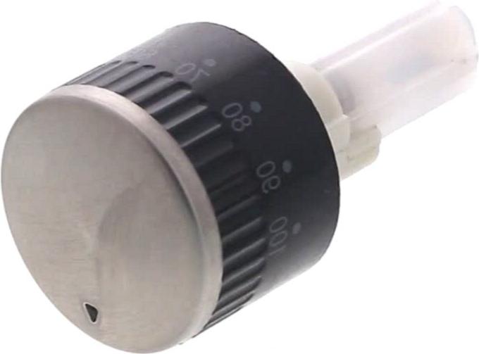 MANETTE Four INOX-NOIRE MINUTERIE PUSH PULL 33*67 12h 6mm 18mm