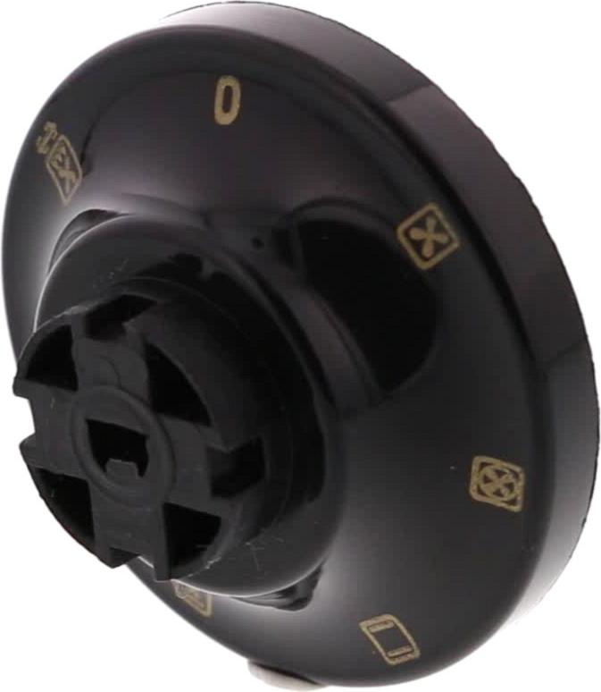 DISQUE Four MANETTE Commutateur Rétro noir