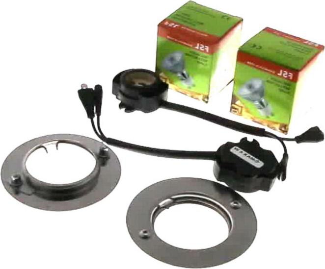 DOUILLE Hotte + LAMPE + SUPPORT (lot de 2)