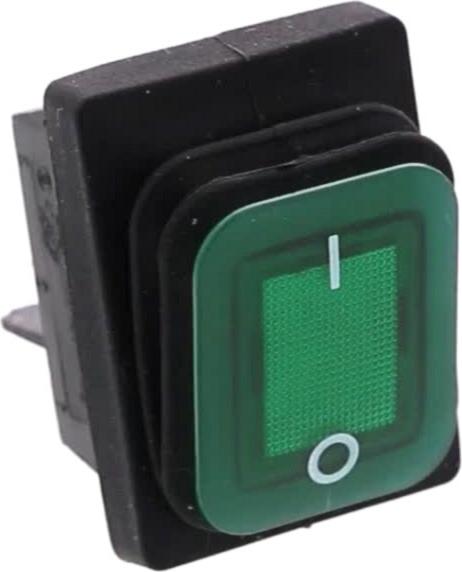 Interrupteur Petit electro ménager M/A 4 COSSES 16A 250V VOYANT VERT RLEIL RL2