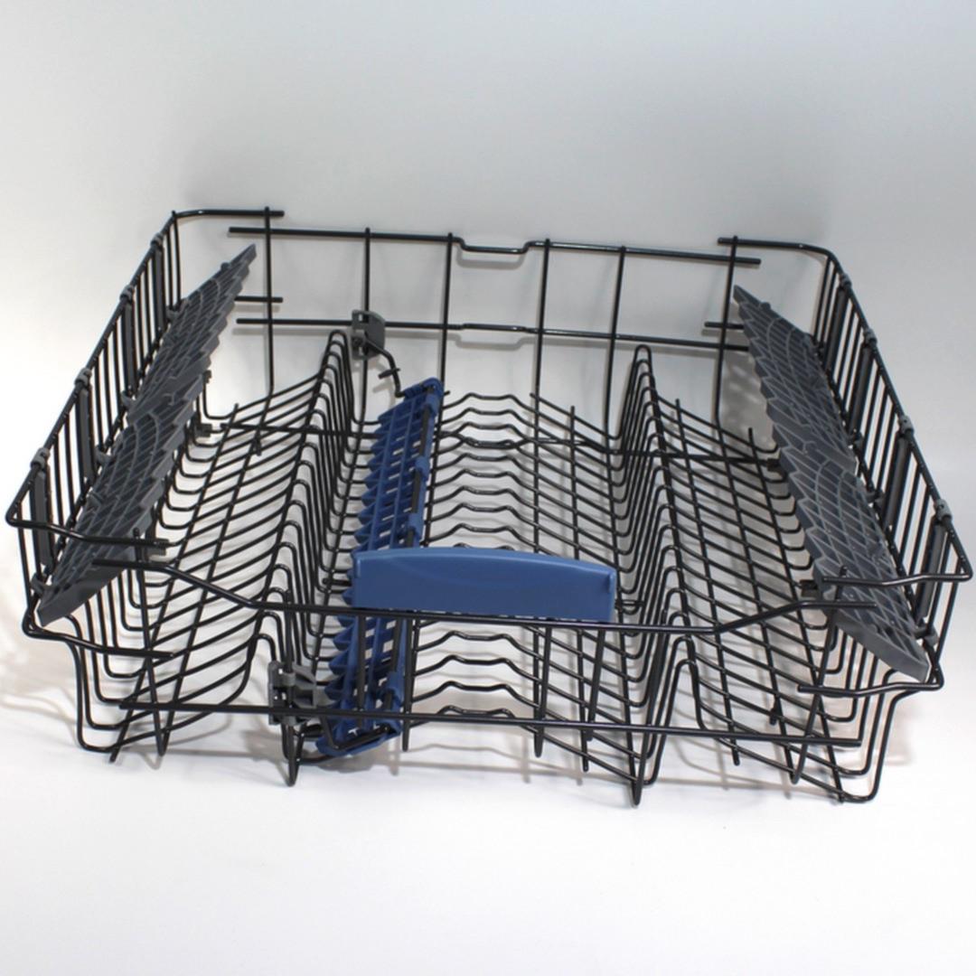 PANIER Lave-Vaisselle Supérieur 60 GRIS 520*485*200 8 ROUES FIXE+AMOVILBE POIGNEE BLEUE