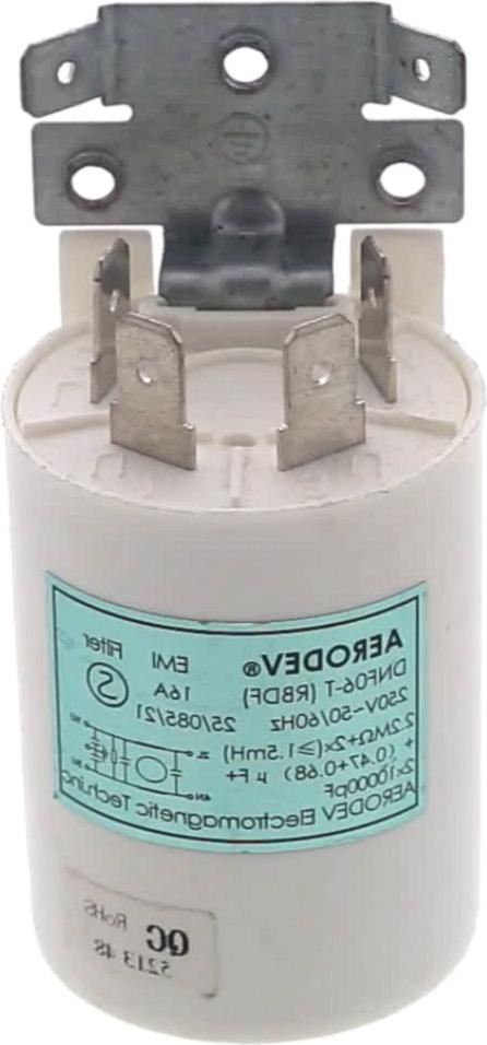 CONDENSATEUR Lave-Linge ANTIPARASITE DNF06-T 2.2MF+2X(>1.5MH)+(0.47+0.68)UF